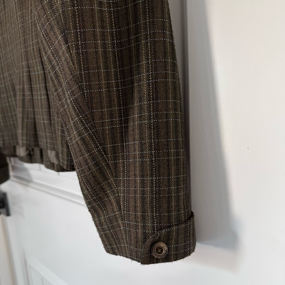 Emma & James A Liz Claiborne Co. Plaid embroidered Skirt suit Sz 8 - Picture 5 of 15